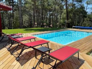 Maison 5 personnes avec piscine privée chauffée - Private heated pool 5 people house - Moliets-et-Maa - Landes - France à Moliets-et-Maa