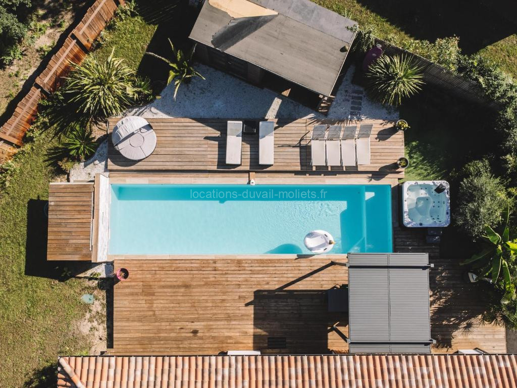 Photo de VILLA DREAM LANDES Piscine tempérée-Jacuzzi-5 suites parentales