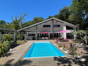 Villa du Bois de la Fontaine, 4 étoiles, avec grande piscine privée à Moliets-et-Maa